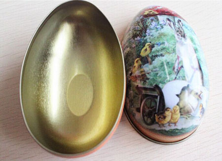 Contenedor de caramelos de huevo de Pascua Bunny para regalos de boda